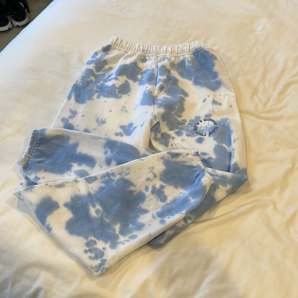 summer fridays tie-dye sweatpants